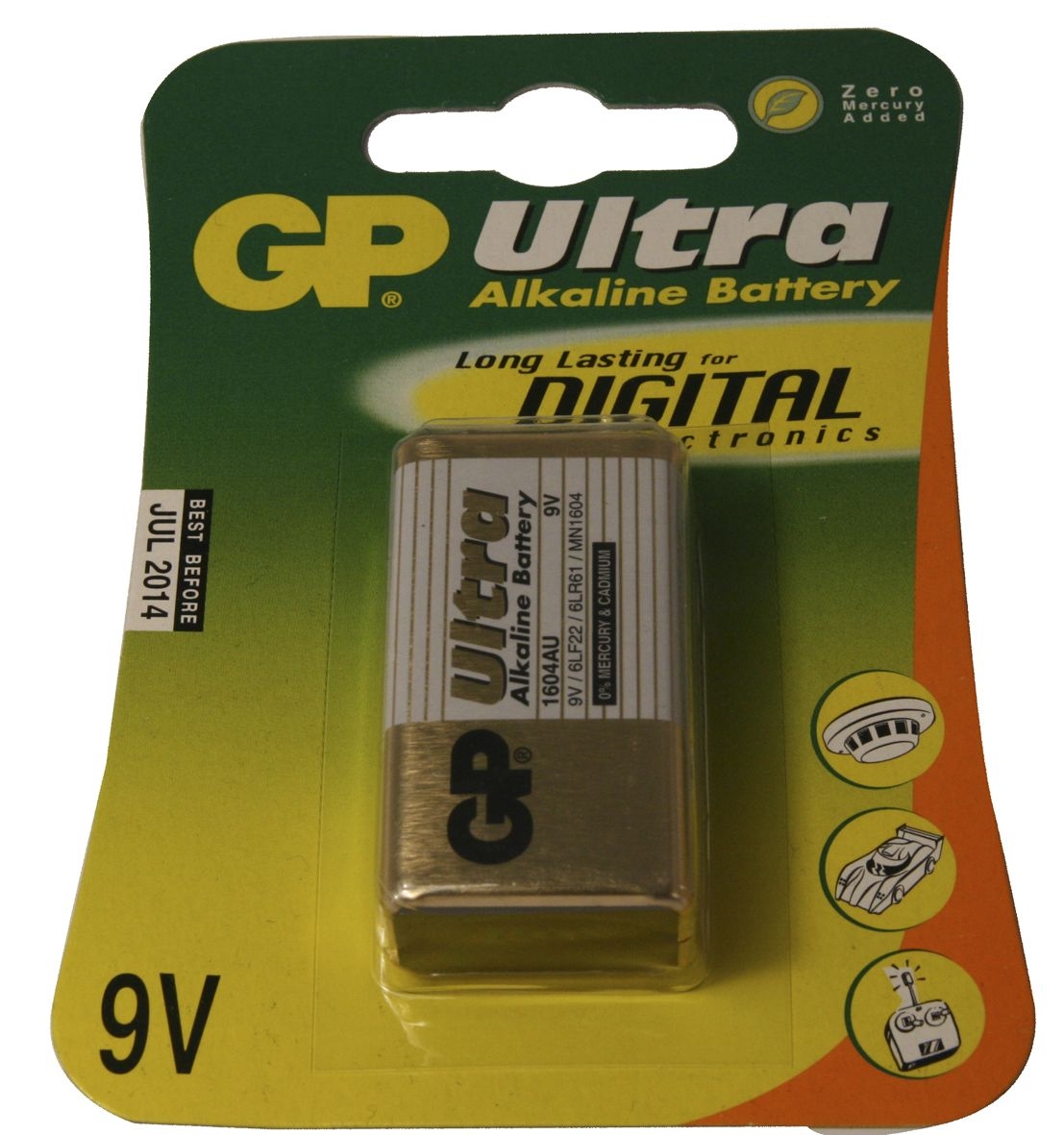 GP ULTRA 6LR61/6LF22 BATTERI